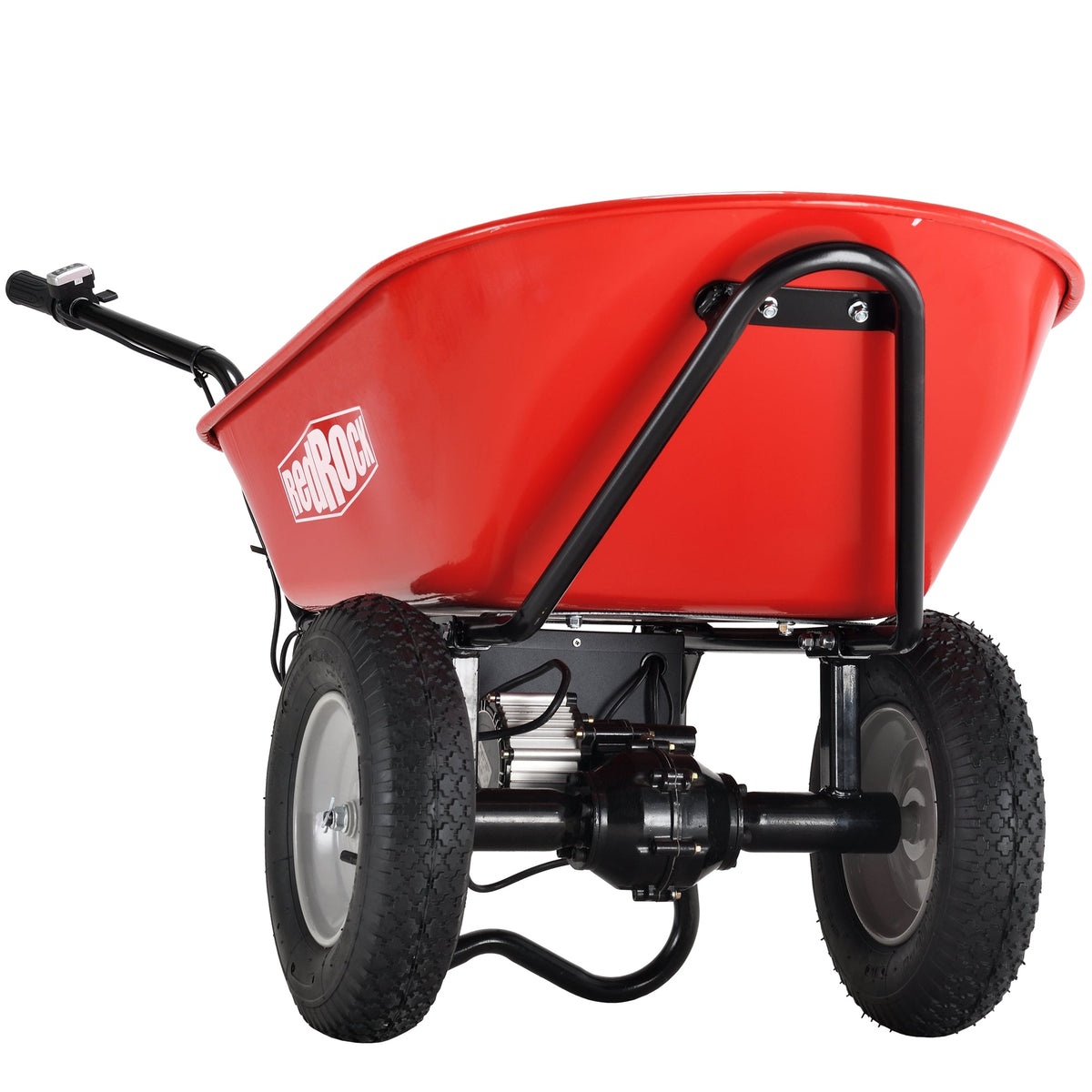Electric Wheelbarrow Utility Cart, 330 lb Capacity