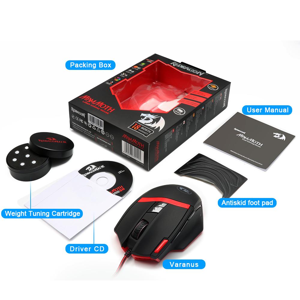Gaming Mouse 16400 DPI with 9 Programmable Buttons