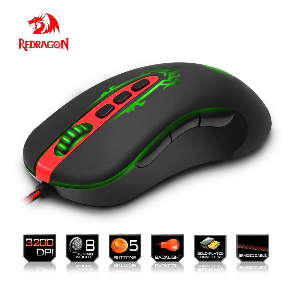 Wired Gaming Mouse 3200 DPI, RGB & 5 Programmable Buttons