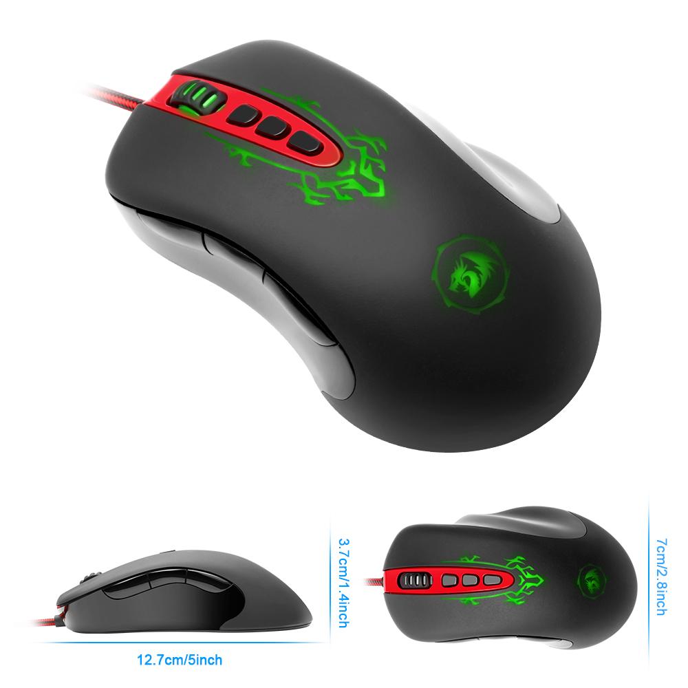 Wired Gaming Mouse 3200 DPI, RGB & 5 Programmable Buttons