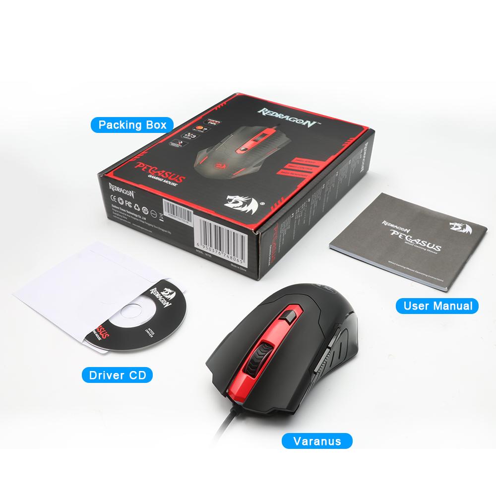Wired Gaming Mouse 7200 DPI, 7 Programmable Buttons