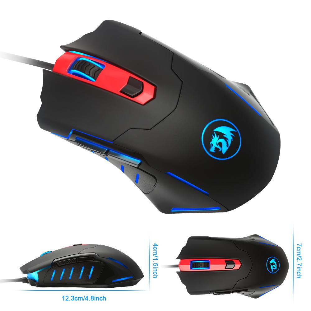 Wired Gaming Mouse 7200 DPI, 7 Programmable Buttons