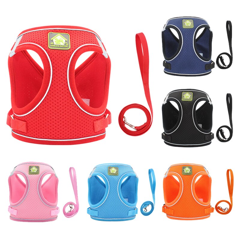 Reflective Cat Harness Leash Set for Safer Outdoor Walks