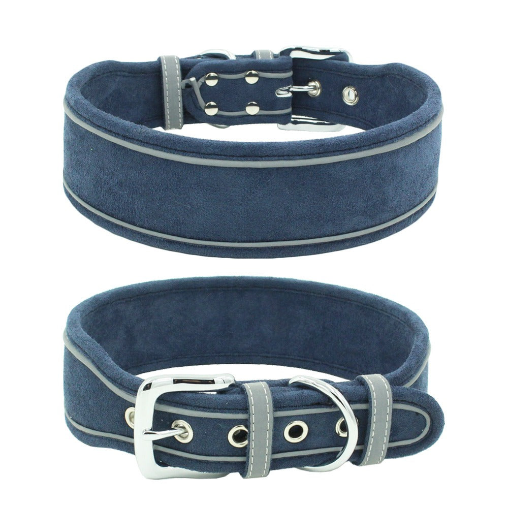 Reflective Rhinestone Dog Collar for Glamorous Walks