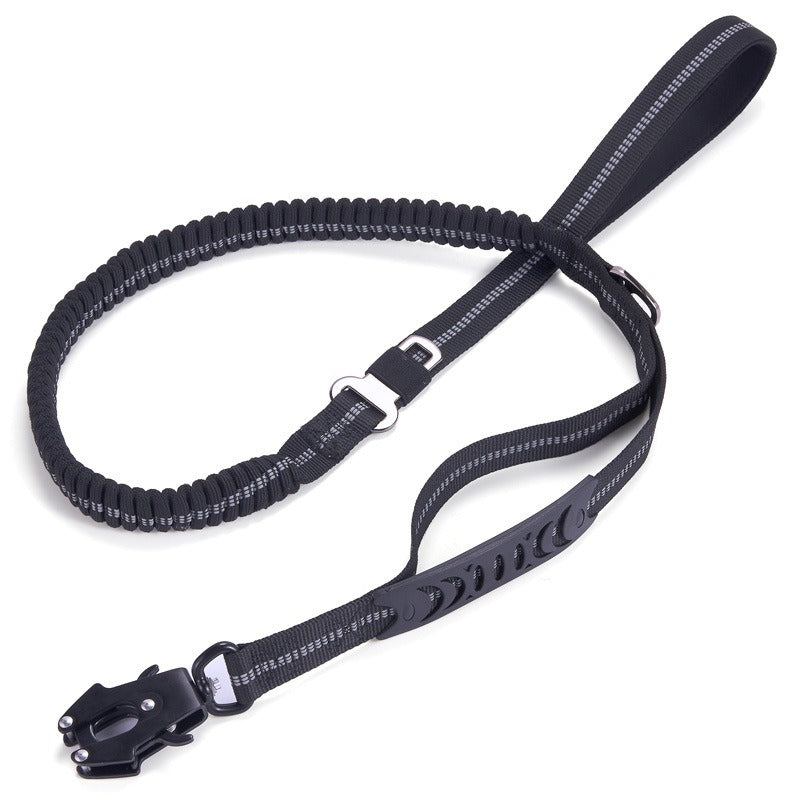 Tactical Dog Leash for Secure Low-Light Walk Control