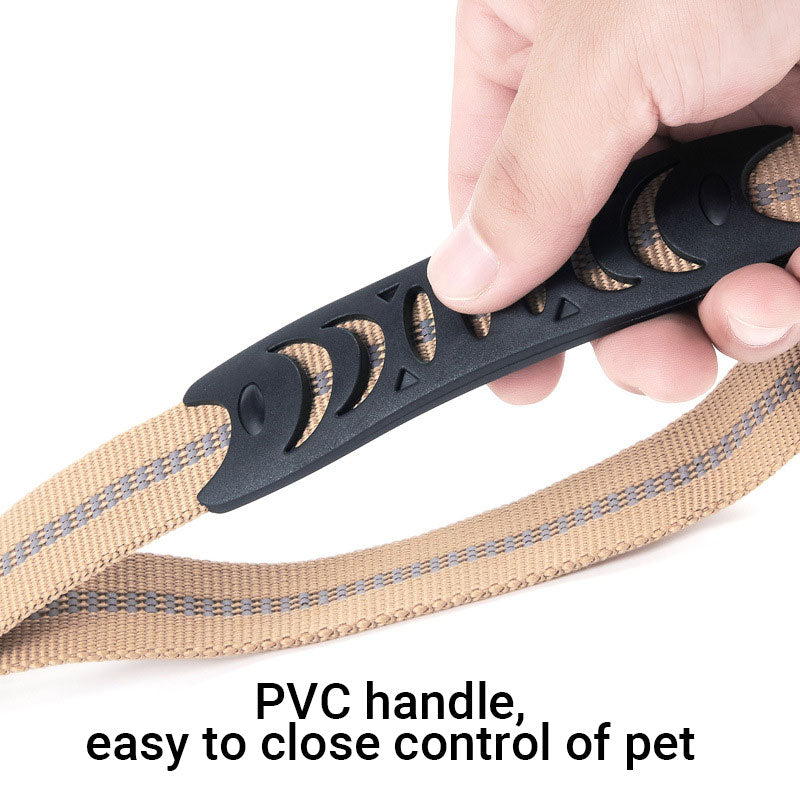 Tactical Dog Leash for Secure Low-Light Walk Control