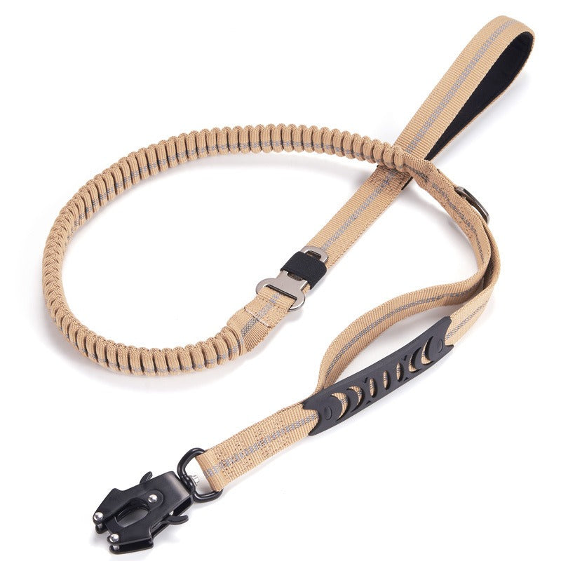 Tactical Dog Leash for Secure Low-Light Walk Control