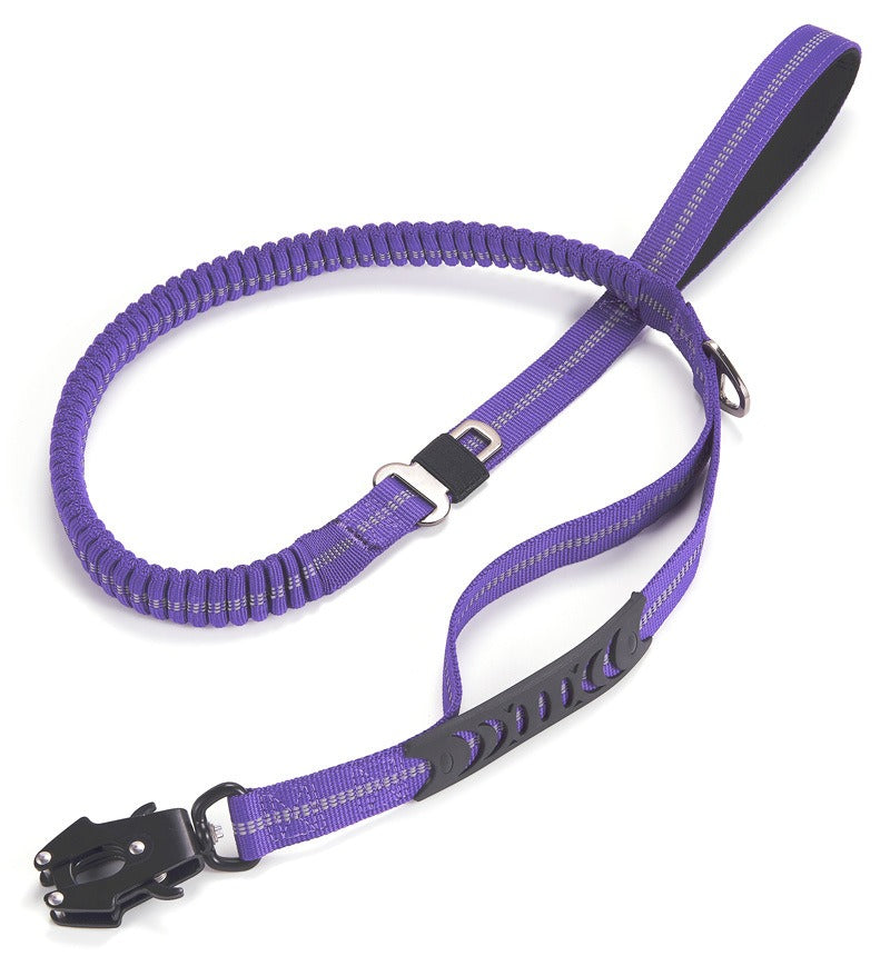 Tactical Dog Leash for Secure Low-Light Walk Control