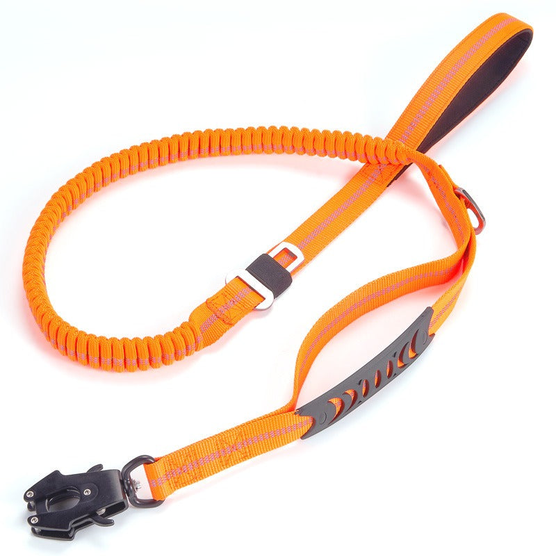 Tactical Dog Leash for Secure Low-Light Walk Control