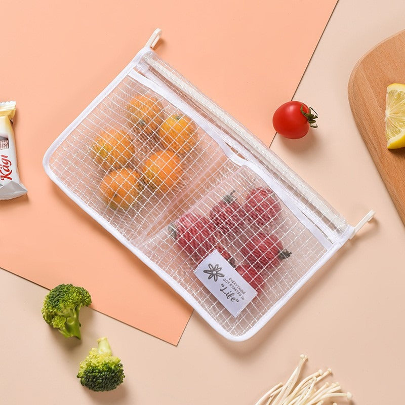 Hanging Fridge Organizer Bag for Sauces and Snacks