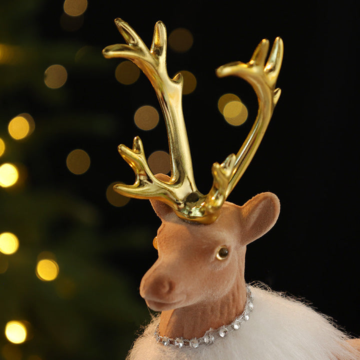 Reindeer Christmas Decor for a Woodland Scene