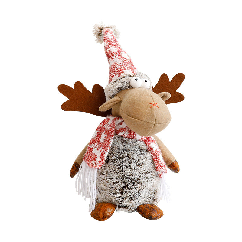 Reindeer Plush Christmas Decoration for Cozy Displays