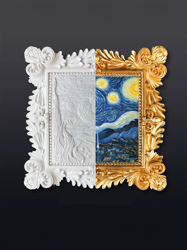 3D Relief Painting Kit: Van Gogh Starry Night Decor