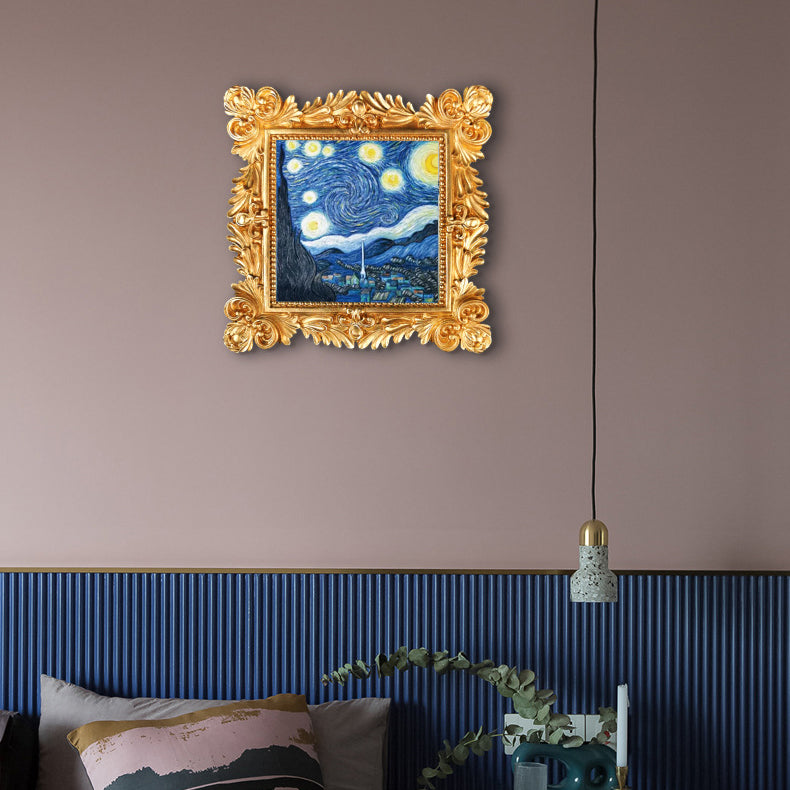 3D Relief Painting Kit: Van Gogh Starry Night Decor