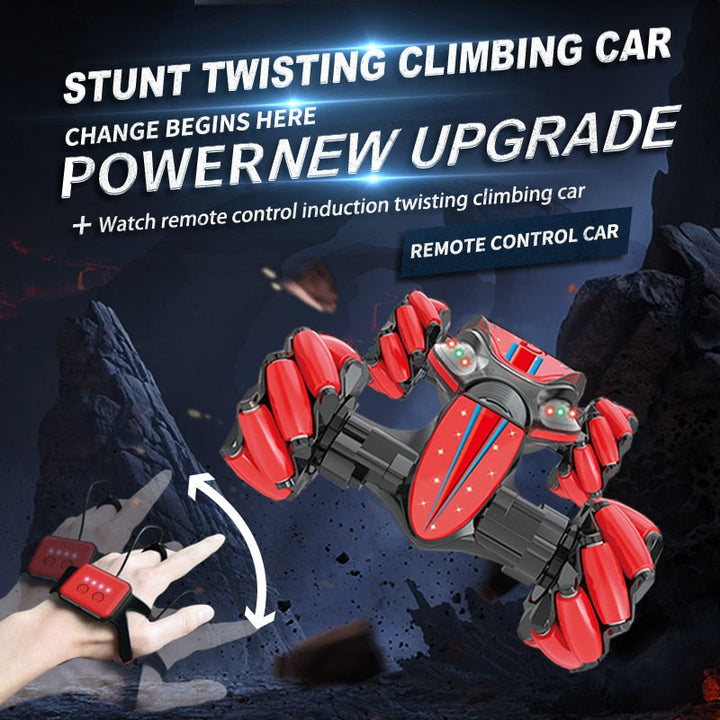 Gesture-Controlled Stunt RC Car for Off-Road Play