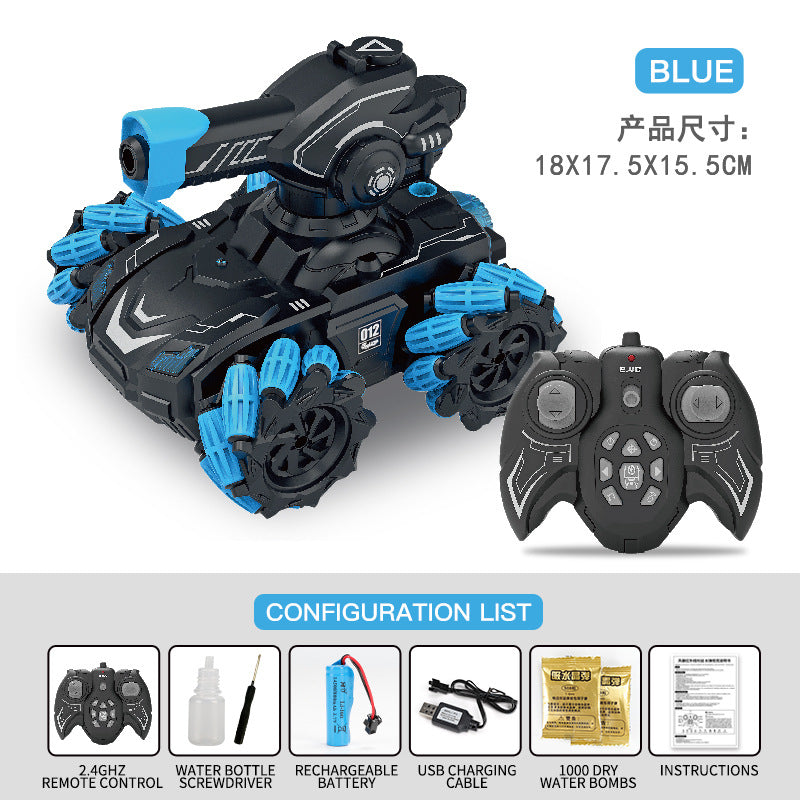 Remote Control Battle Tank With Water-Bomb Action