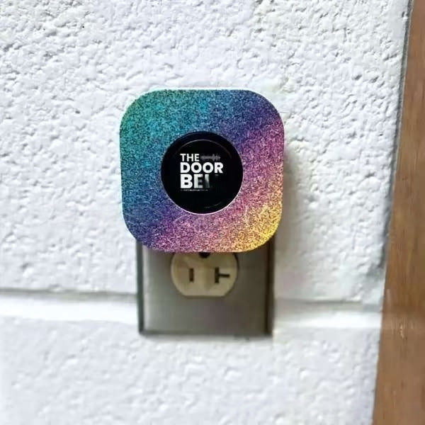 Rainbow Wireless Doorbell with Wearable Call Button