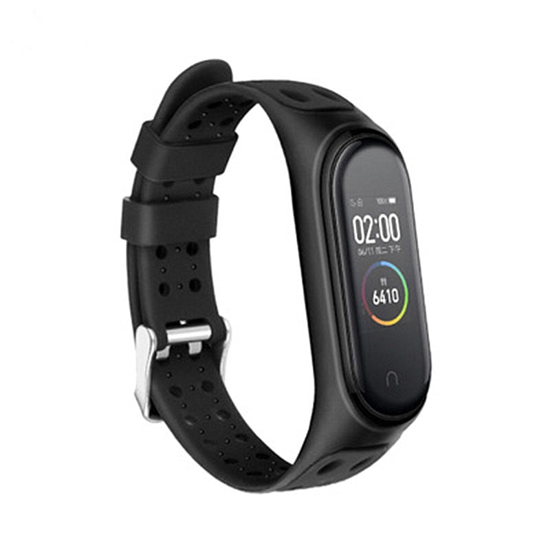 Breathable Two-Tone Sport Strap for Xiaomi Mi Band 3/4/5