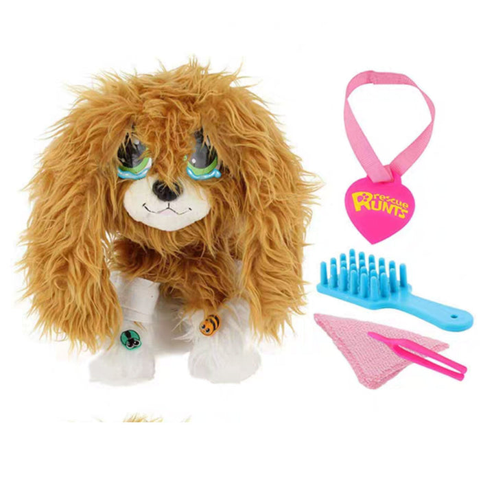 Rescue Runts Plush Puppy Toy for Caring Pretend Play
