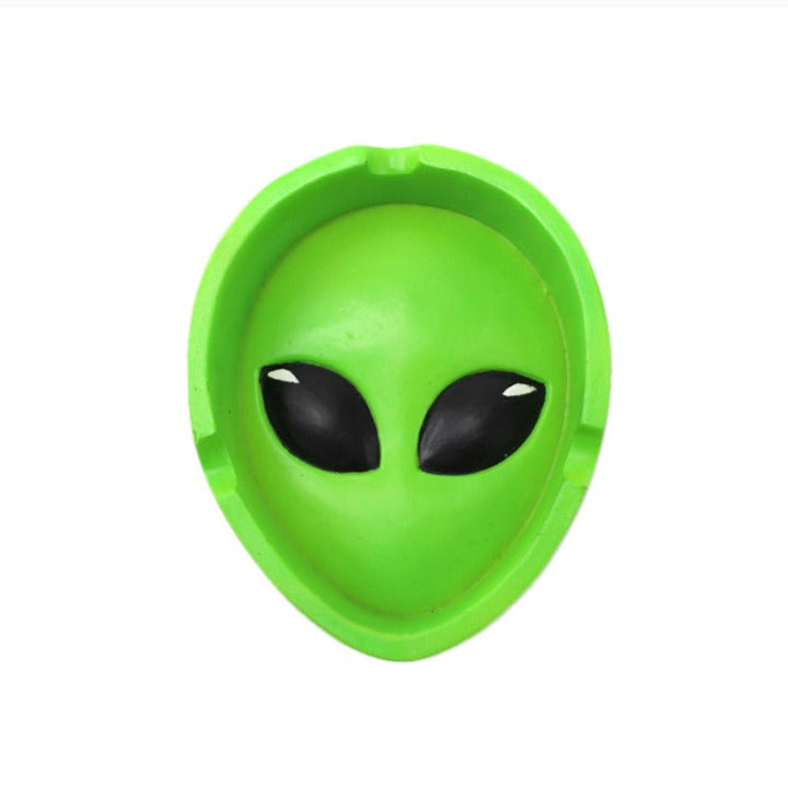 Alien Resin Ashtray for Playful Desk and Table Decor