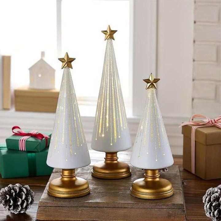 Resin Christmas Ornaments for Elegant Tabletop Decor