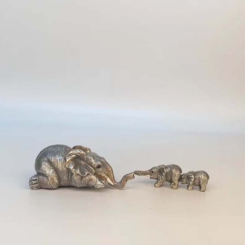 Elephant Family Figurine for Meaningful Mother’s Gifts