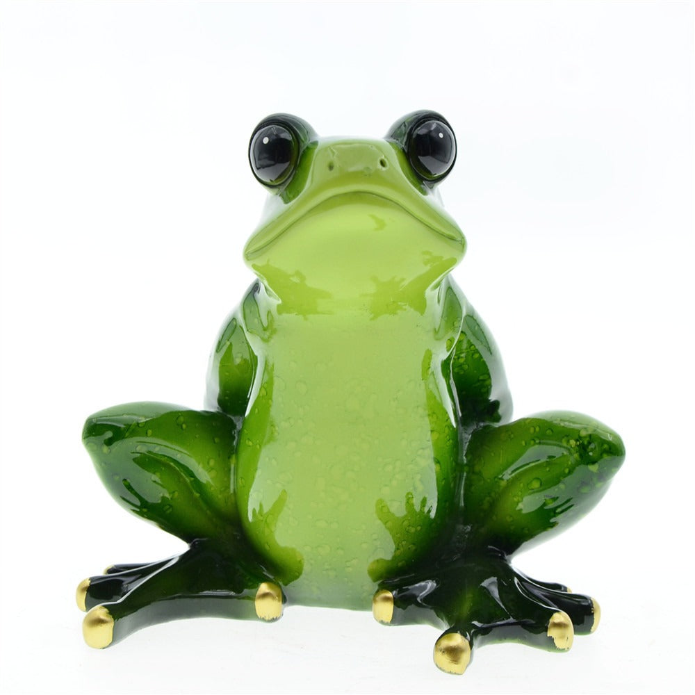 Resin Frog Wine Rack for Playful Tabletop Displays