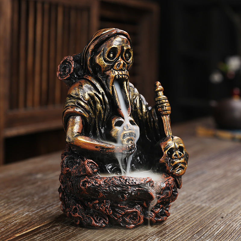 Skull Ghost Incense Burner for Mesmerizing Smoke Flow