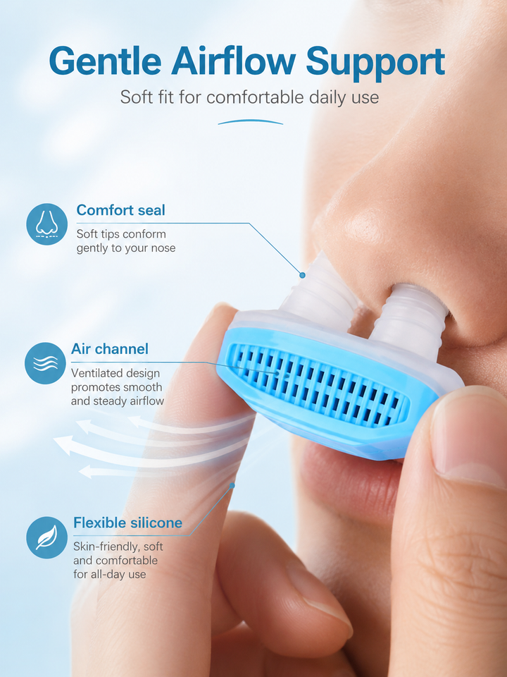 Nasal Breathing Device — Fast, Drug-Free Relief for Stuffy