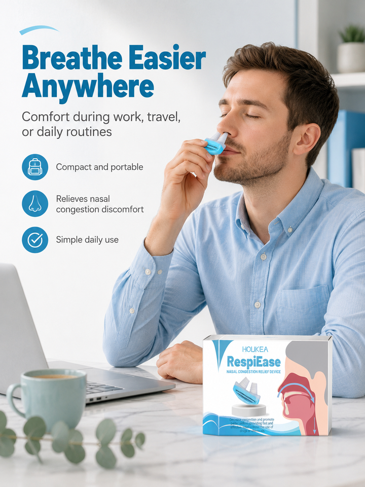 Nasal Breathing Device — Fast, Drug-Free Relief for Stuffy