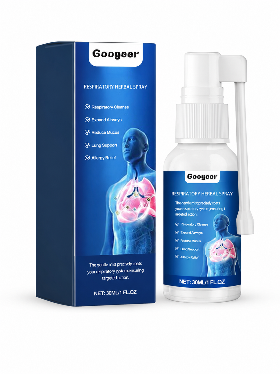Respiratory Herbal Spray — Natural Throat Relief & Phlegm