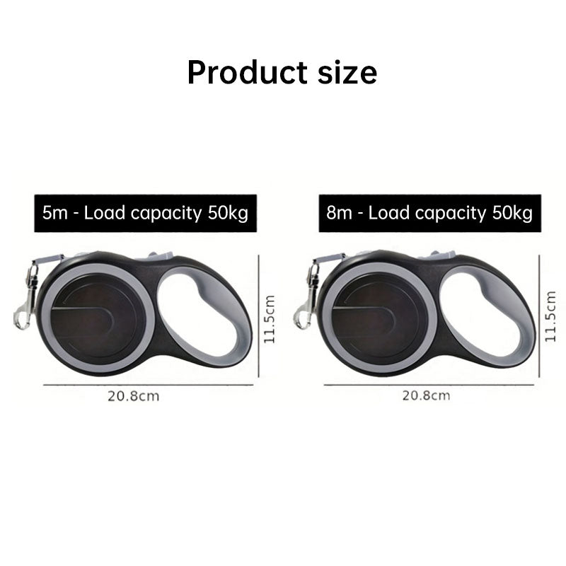 Retractable Dog Leash for Secure, Flexible Daily Walks