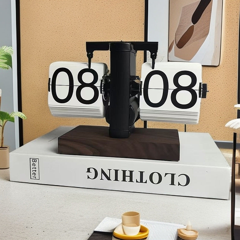 Retro Flip Digital Clock for Stylish Desktop Decor