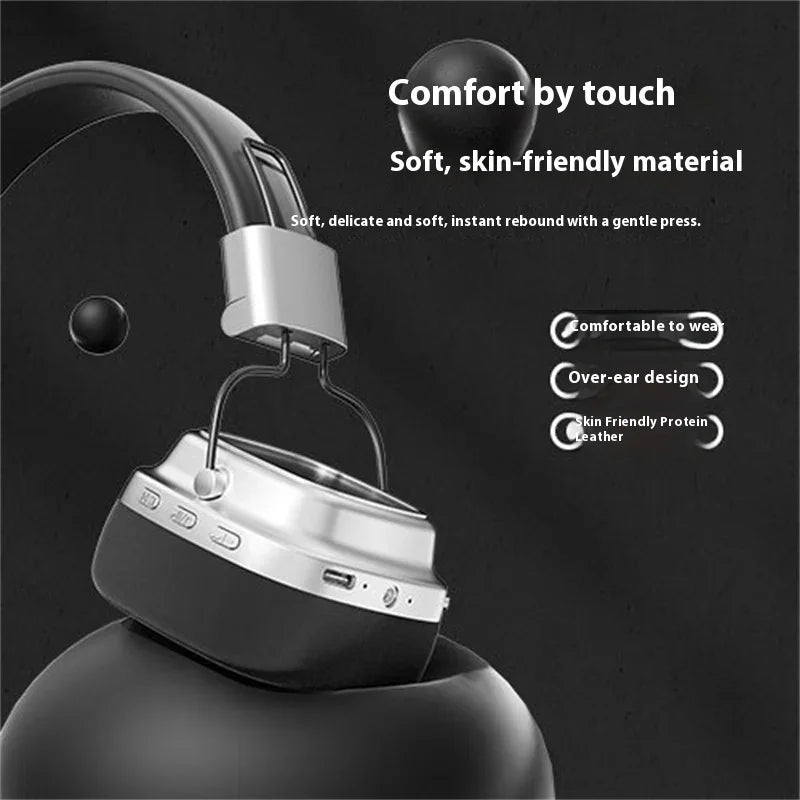 Retro Wireless Headphones with Bluetooth 5.3 & Soft Ear Pads