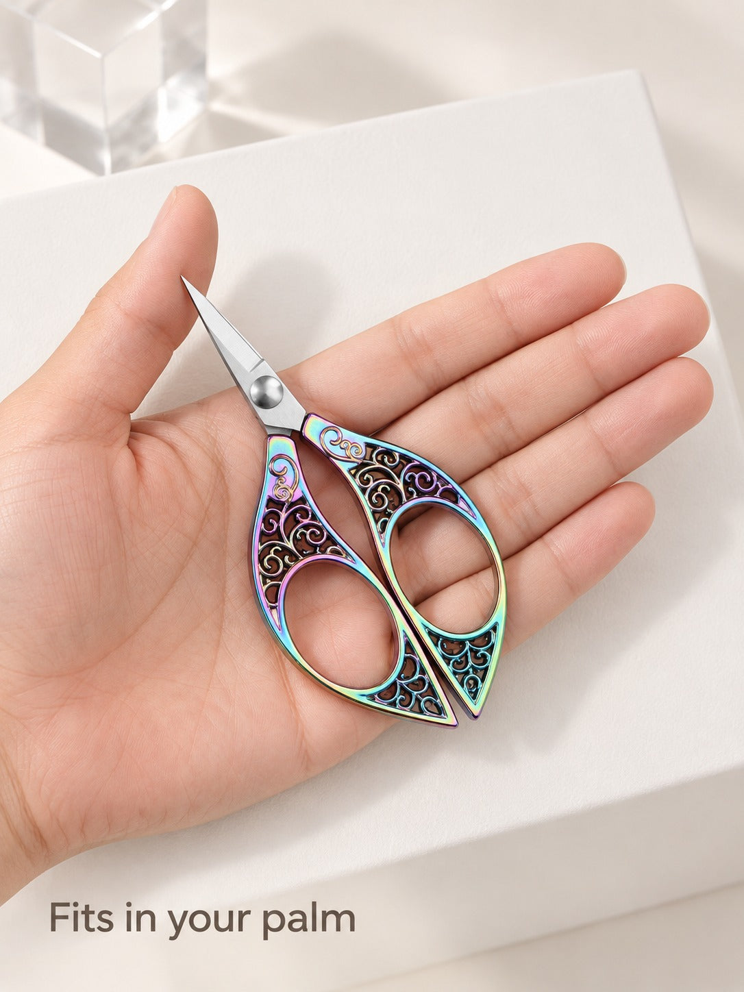 Retro Pointed Filigree Tailor Scissors for Thread Trimming