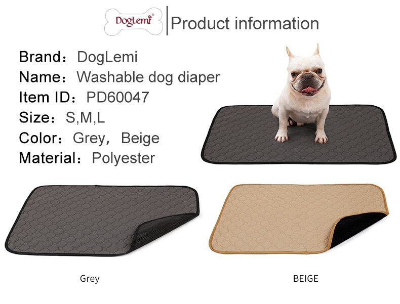 Reusable Dog Diaper Mat for Waterproof Pet Protection