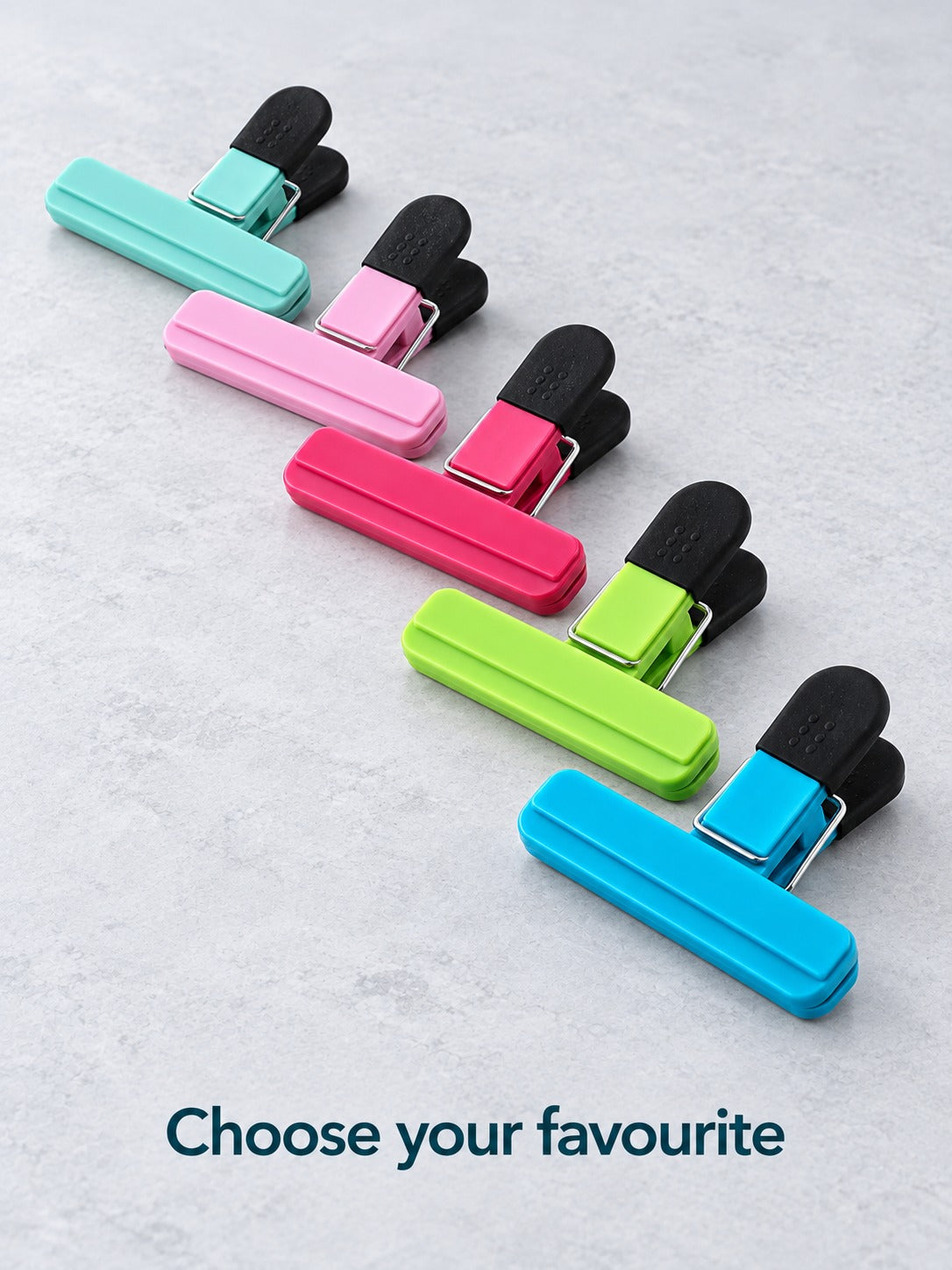 Reusable Food Bag Sealing Clips to Keep Snacks Crisp