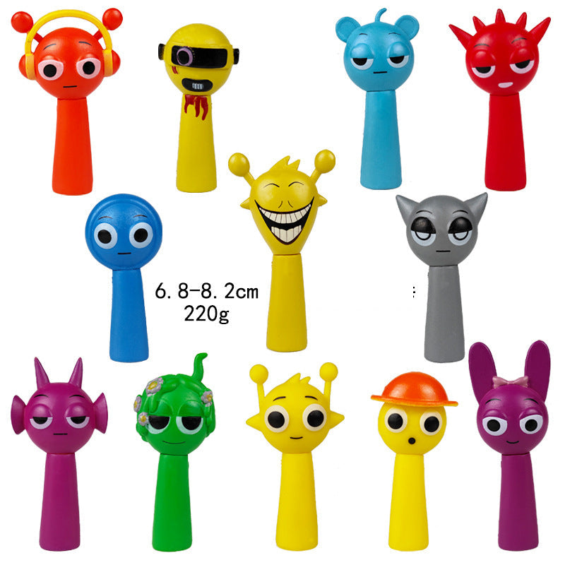 Collectible Character Ornaments for Colorful Desks
