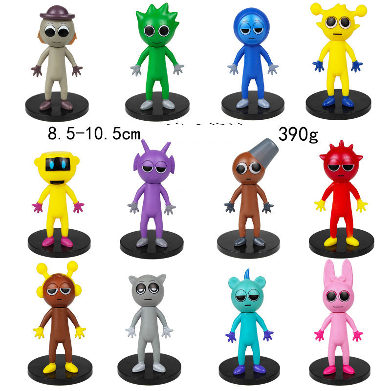 Collectible Character Ornaments for Colorful Desks