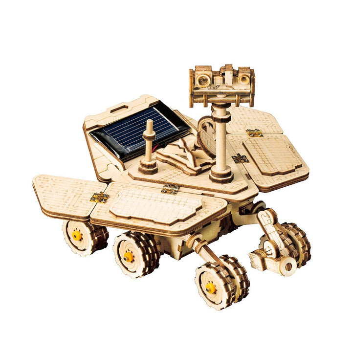 Solar Wooden Model Building Kit for Screen-Free STEM