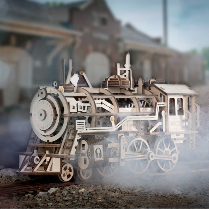 DIY Wooden Mechanical Model Kit for Screen-Free Fun