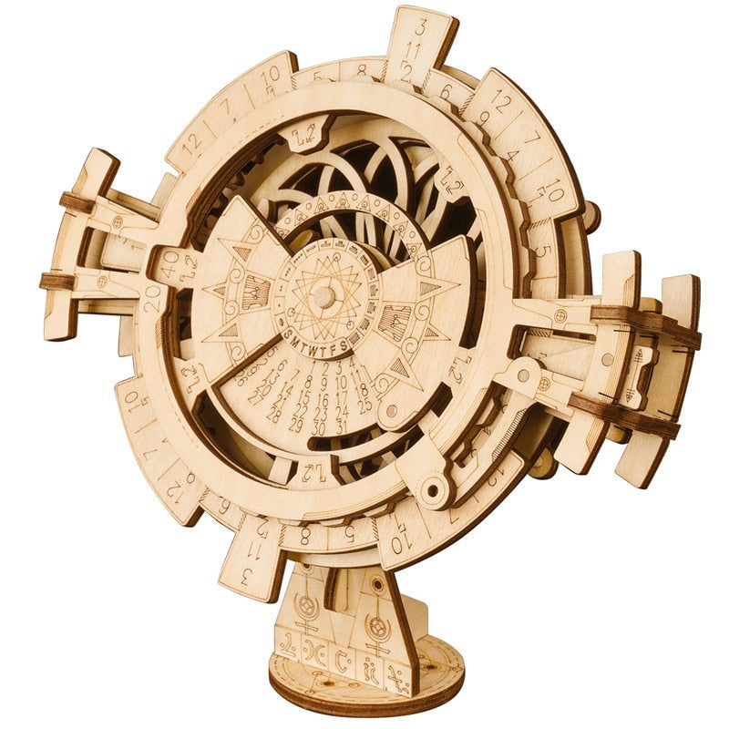 DIY Wooden Mechanical Model Kit for Screen-Free Fun