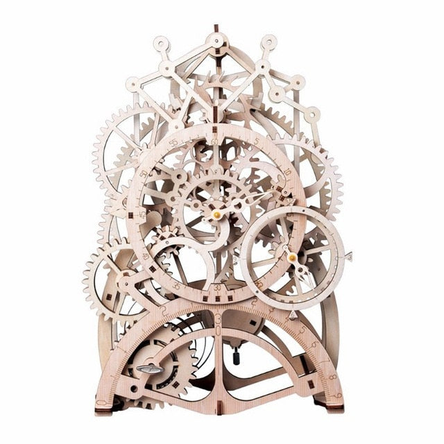 DIY Wooden Mechanical Model Kit for Screen-Free Fun