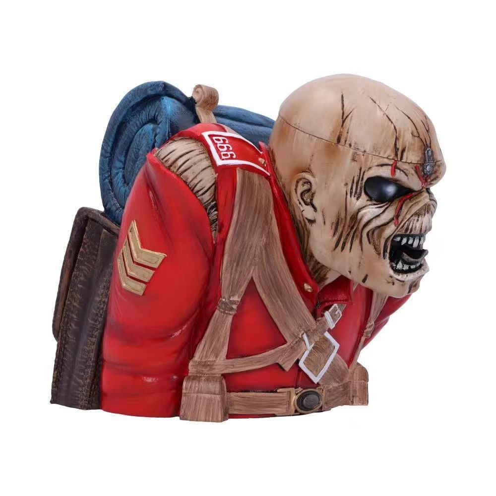 Iron Maiden Eddie Collectible Statue, Dramatic Display