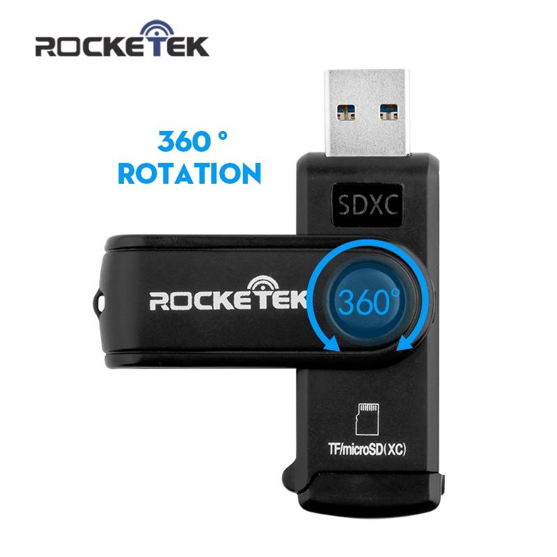 Dual SD and microSD Card Reader, USB 3.0 Fast Transfer