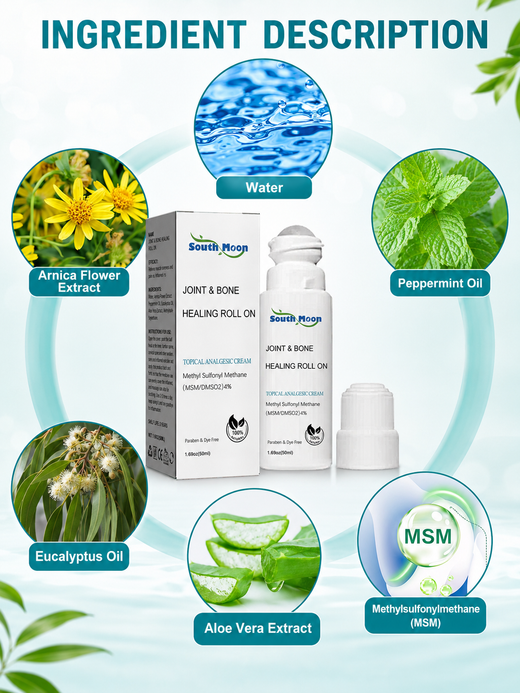 Roll On Pain Relief Cream – Joint & Bone Healing Formula