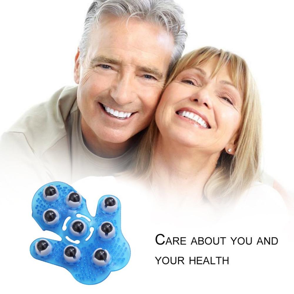 Massage Glove with Roller Balls for Body Relief
