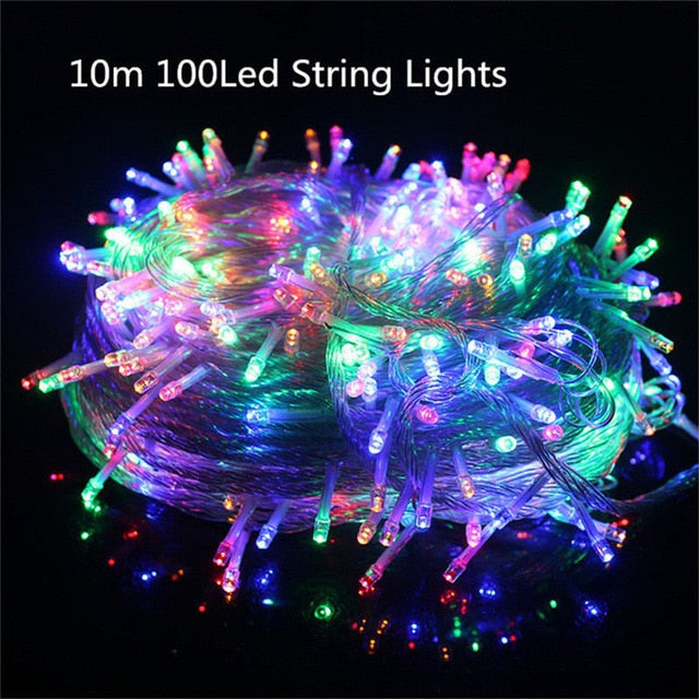 10m LED String Lights for Warm Christmas Ambience