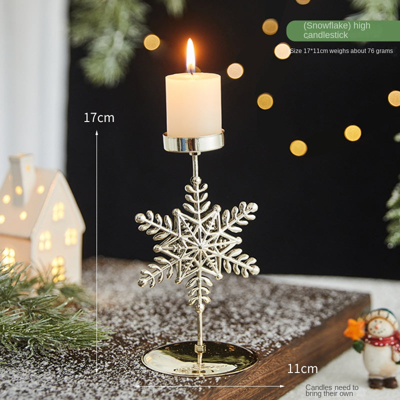 Christmas Candle Holder Tray for Elegant Centerpieces