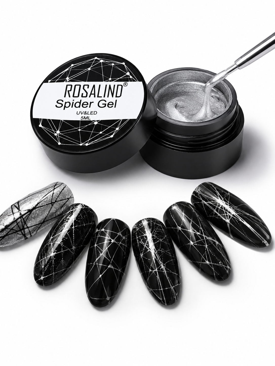ROSALIND Spider Gel Nail Art Polish — 12 Colors UV/LED